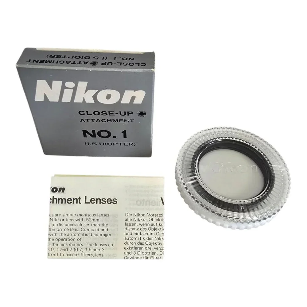 Nikon Camera Close-Up Attachment Lens No. 1 (1.5 Diopter) w/Box
